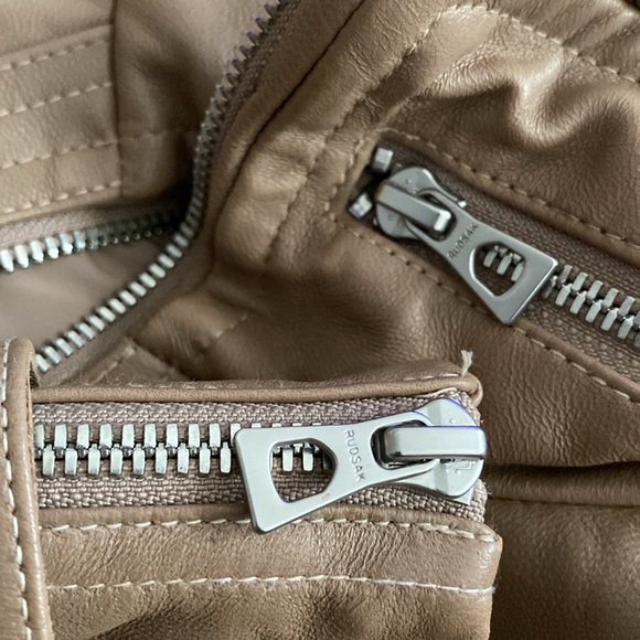 NWOT RUDSAK Motto Bomber Leather Jacket Size XS|TP - Picture 16 of 16